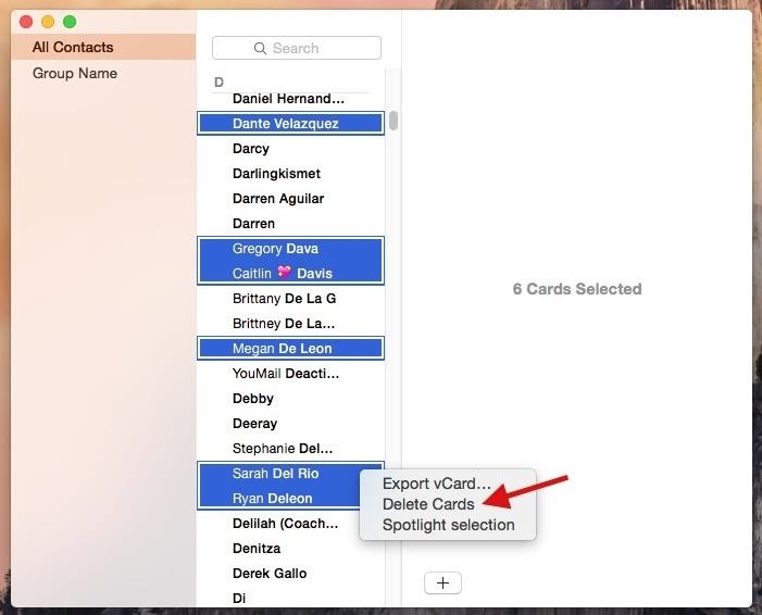 Mac contacts app empty gmail